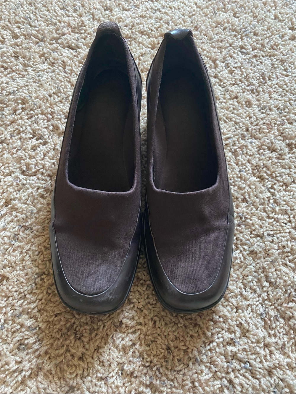 Easy Spirit Women's Dark Brown Slip-On Loafers